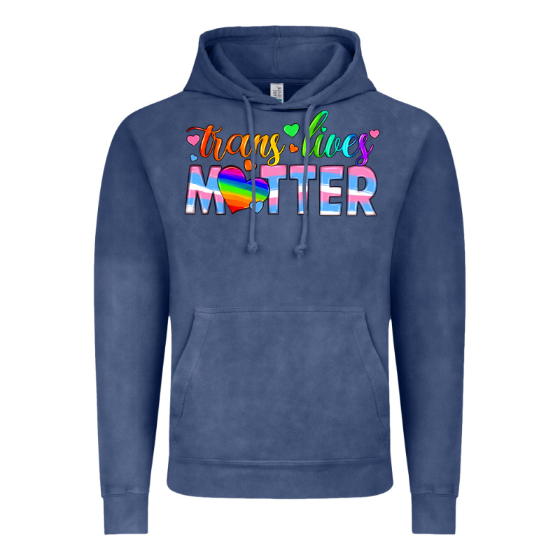 Trans Lives Matter Vintage Hoodie by HRA Design Shop | Teevron