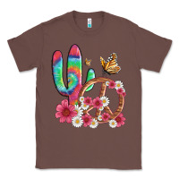 Chestnut cactus peace sign flowers and butterflys Classic Tee - Artiststas