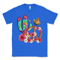True Royal cactus peace sign flowers and butterflys Classic Tee - Artiststas
