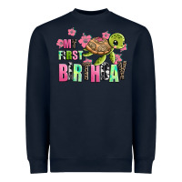 Navy mu first birthday Heavyweight Sweatshirt - AdoDesignShop