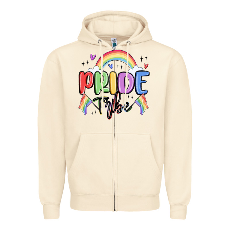 Pride Tribe Zipper Hoodie by MaliasSmallBusiness | Teevron