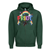 Sports Green pride tribe Zipper Hoodie - MaliasSmallBusiness