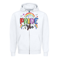 White pride tribe Zipper Hoodie - MaliasSmallBusiness
