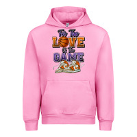 Fuchsia Pink for the love of the game basketball Urban Hoodie - HowdyJamesFarm