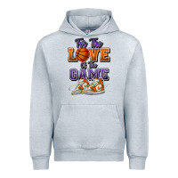 Heather Grey for the love of the game basketball Urban Hoodie - HowdyJamesFarm