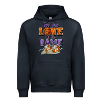 Navy for the love of the game basketball Urban Hoodie - HowdyJamesFarm