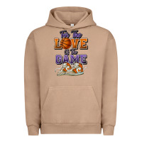 Pigment Burro for the love of the game basketball Urban Hoodie - HowdyJamesFarm