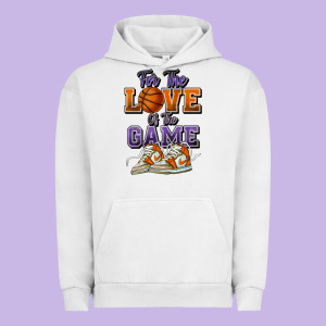 For The Love Of The Game Basketball Urban Hoodie Designed By Howdyjamesfarm