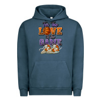 Pigment Midnight Navy for the love of the game basketball Urban Hoodie - HowdyJamesFarm