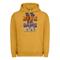 Pigment Peanut Butter for the love of the game basketball Urban Hoodie - HowdyJamesFarm