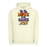 Pigment Pistachio for the love of the game basketball Urban Hoodie - HowdyJamesFarm