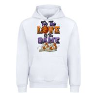 White for the love of the game basketball Urban Hoodie - HowdyJamesFarm