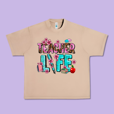 Teacher Life Urban Heavy Tee Designed By Adodesignshop