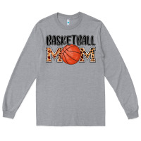 Heather Grey basketball mom Long Sleeve Tee - AdoDesignShop