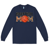 Navy basketball mom Long Sleeve Tee - AdoDesignShop