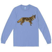 Colony Blue coyote Long Sleeve Tee - LillyAllenDesigns