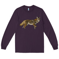 Plum coyote Long Sleeve Tee - LillyAllenDesigns