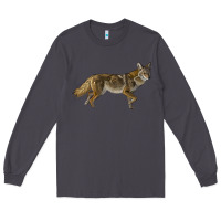 Smoke coyote Long Sleeve Tee - LillyAllenDesigns