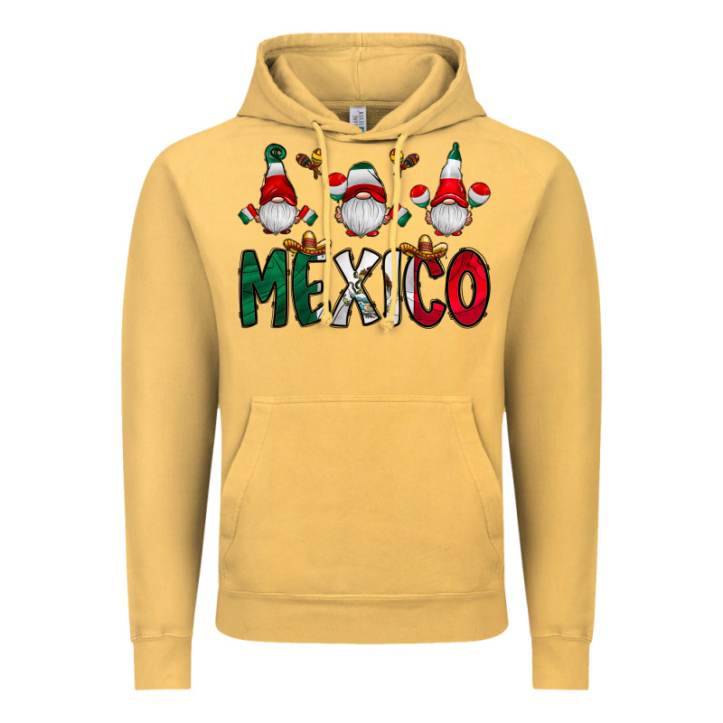 Mexico Gnome Vintage Hoodie by CowhideDigitalArt | Teevron