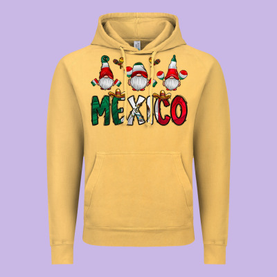 Mexico Gnome Vintage Hoodie Designed By Cowhidedigitalart