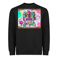 Black this nurse is guided by jesus Heavyweight Sweatshirt - JahusDesignShop