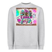 Heather Grey this nurse is guided by jesus Heavyweight Sweatshirt - JahusDesignShop