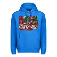 True Royal Merry Christmas Buffalo Plaid Leopard Premium Hoodie - Bettercallsaul