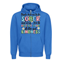 True Royal people dont need to be sober and drugfree to deserve food Zipper Hoodie - MaliasSmallBusiness