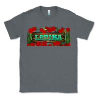 Charcoal Heather latina libbey glass Classic Tee - BundleAndBundleShop
