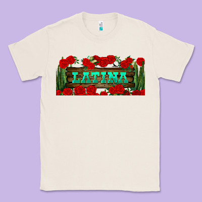 Latina Libbey Glass Classic Tee Designed By Bundleandbundleshop
