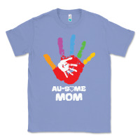 Colony Blue LIL Autism Mom Classic Tee - CowhideDigitalArt