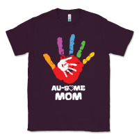 Plum LIL Autism Mom Classic Tee - CowhideDigitalArt