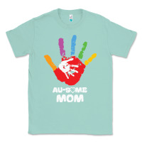 Seafoam LIL Autism Mom Classic Tee - CowhideDigitalArt