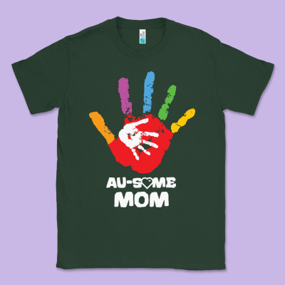 Lil Autism Mom Classic Tee Designed By Cowhidedigitalart