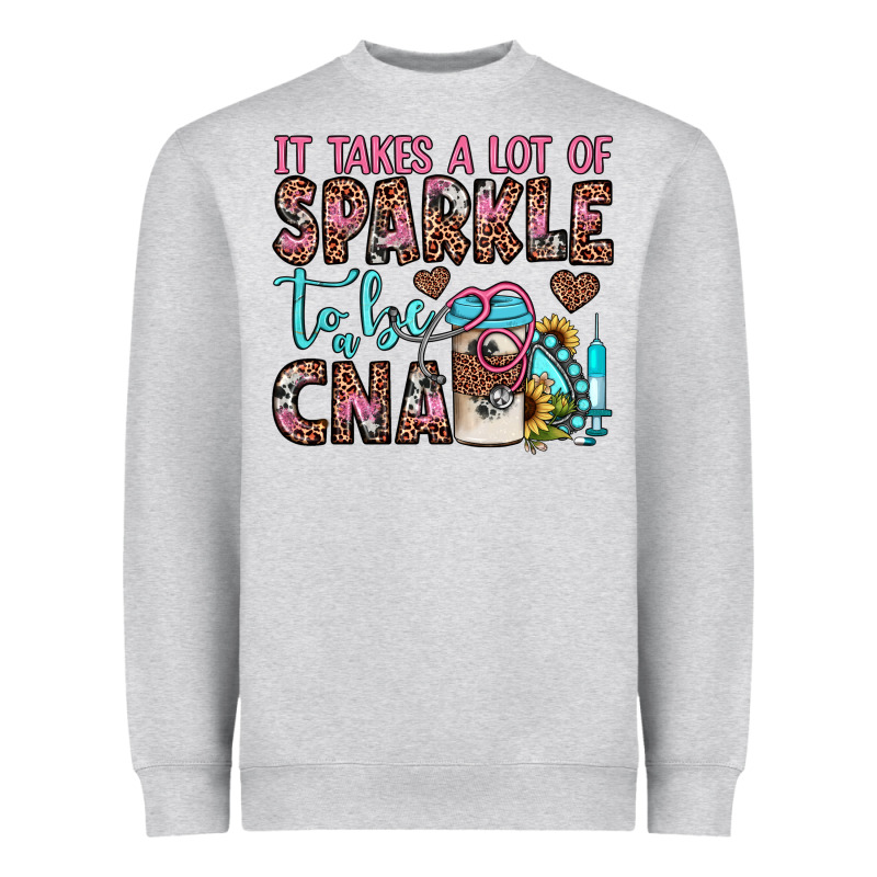 It Takes A Lot Of Sparkle To Be A Cna Heavyweight Sweatshirt by JahusDesignShop | Teevron