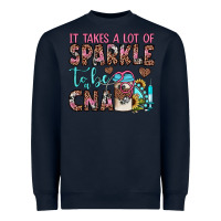 Navy it takes a lot of sparkle to be a cna Heavyweight Sweatshirt - JahusDesignShop
