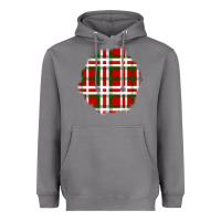 Storm Christmas Tartan Patch Heavyweight Hoodie - BundleAndBundleShop