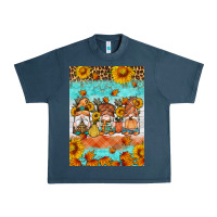 Midnight Navy Fall gnomes Urban Heavy Tee - Artiststas