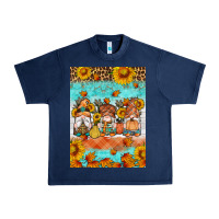 Navy Fall gnomes Urban Heavy Tee - Artiststas