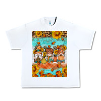 White Fall gnomes Urban Heavy Tee - Artiststas