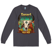 Smoke desert vibes wild west Long Sleeve Tee - NancyCooperArtShop