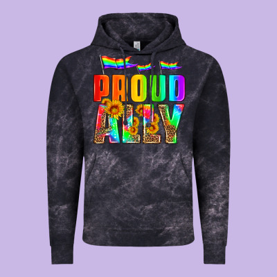 Proud Ally Vintage Hoodie Designed By Hra Design Shop