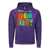 Cloud Purple proud ally Vintage Hoodie - HRA Design Shop