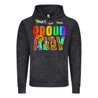 Vintage Black proud ally Vintage Hoodie - HRA Design Shop