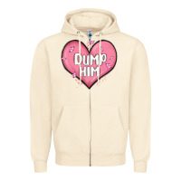 Sandshell dump him valentines day Zipper Hoodie - MaliasSmallBusiness