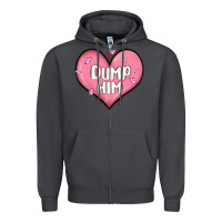 Smoke dump him valentines day Zipper Hoodie - MaliasSmallBusiness