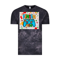 Cloud Black finish him Vintage Tee - JahusDesignShop