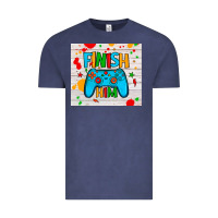 Vintage Denim finish him Vintage Tee - JahusDesignShop