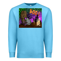 Ocean Blue boo mousepad Premium Sweatshirt - BundleAndBundleShop