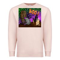 Pale Pink boo mousepad Premium Sweatshirt - BundleAndBundleShop